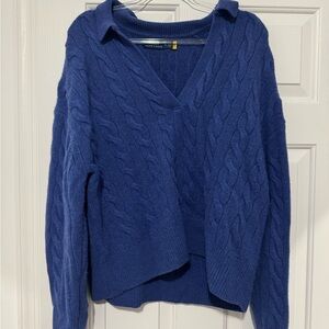 Ralph Lauren Cable Knit Blue Sweater